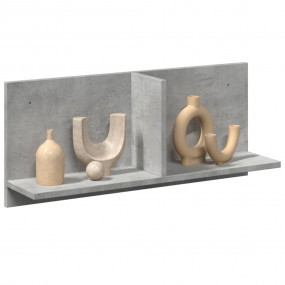 Wall Cabinet Concrete Grey Engineered Wood 27.6 x 6.5 x...