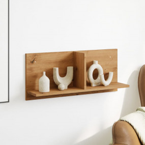 Wall Cabinet Artisan Oak Engineered Wood Storage Wall C...