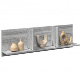 Wall Cabinet Gray Sonoma Engineered wood 39.4 in x 6.5 ...