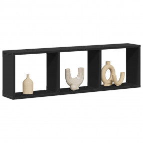 Wall Cabinet Black Engineered wood Width 39.4 in Wall C...