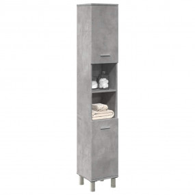 Bathroom Cabinet Concrete Grey Engineered wood Tall