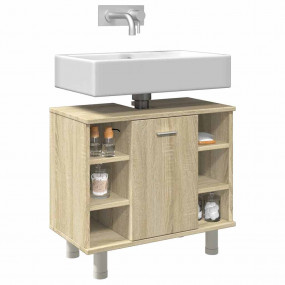 Bathroom Cabinet Sonoma oak Engineered wood Medium