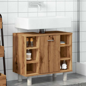 Bathroom Cabinet Artisan Oak Engineered wood Medium