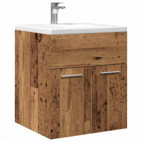 Bathroom Sink Cabinet Old wood Engineered wood, Iron