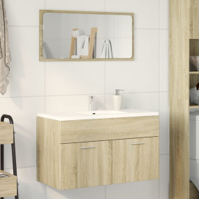 Sink Cabinet Sonoma Oak Engineered Wood Medium Sink Cab...