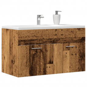Bathroom Sink Cabinet Old wood Engineered wood, iron 31...