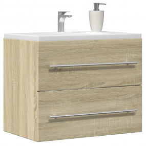 Sink Cabinet Sonoma Oak Engineered Wood 23.6 x 15.2 x 1...