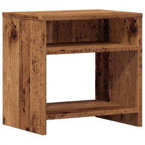 Bedside Cabinet Old wood Engineered wood 15.7x11.8x15.7...