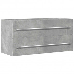 Sink Cabinet Concrete Grey Engineered wood Rectangular