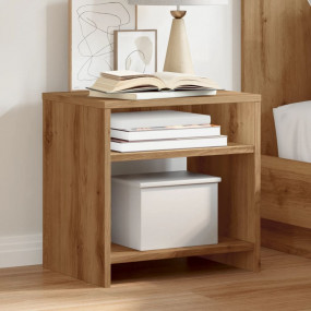 Bedside Cabinet Artisan oak Engineered wood Small Bedsi...