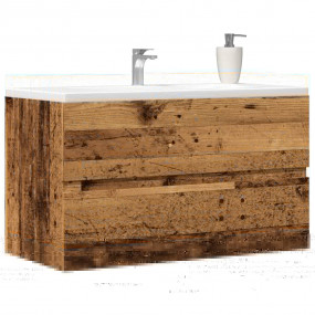 Bathroom Hanging Cabinet Old wood Engineered wood