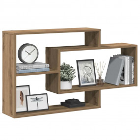 Wall Shelf Artisan Oak Engineered Wood Medium Wall Shel...