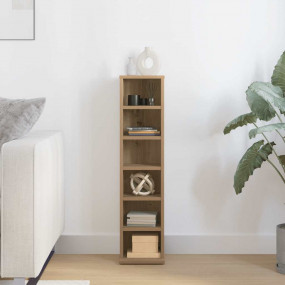 CD Cabinet Artisan Oak Engineered Wood 16 CD Compartmen...