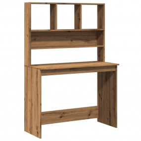 Desk Artisan Oak Engineered Wood Medium Desk Rectangula...