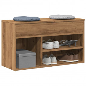 Shoe Bench Artisan Oak Engineered wood Medium Shoe Stor...