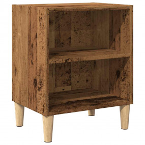 Bedside Cabinet Old wood Engineered wood Small Bedside ...