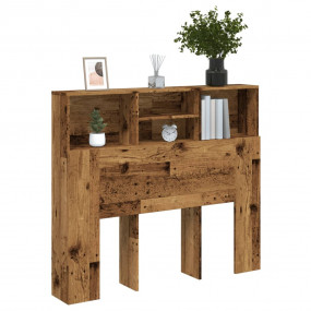 Headboard Cabinet Old wood Engineered wood 47.2 x 7.5 x...