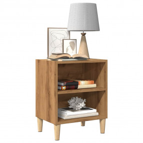 Bedside Cabinet Artisan Oak Engineered Wood Bedside Cab...