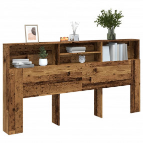 Headboard Cabinet Old wood Engineered wood 78.7 in
