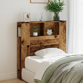 Headboard Cabinet Old wood Engineered wood Standard