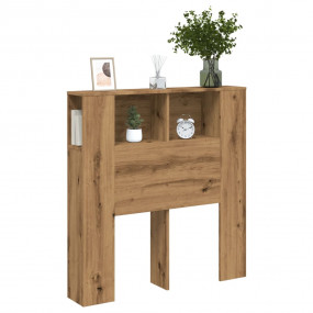 Headboard Cabinet Artisan Oak Engineered Wood Medium