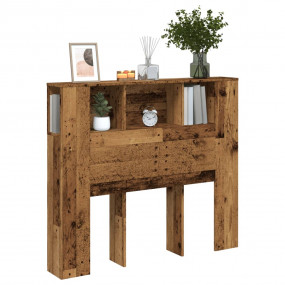 Headboard Cabinet Old wood Engineered wood 47.2 x 7.5 x...