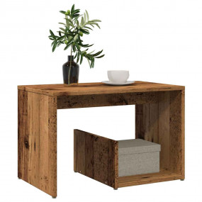 Side Table Old wood Engineered wood Small Side Table