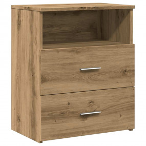 Bedside Cabinet Artisan oak Engineered wood 19.7 x 12.6...
