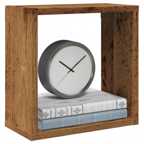 Wall Cube Shelf Set of 2 Old wood Engineered wood Mediu...