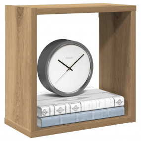 Wall Cube Shelf Set of 2 Artisan oak Engineered wood