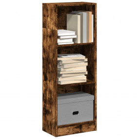 Bookcase Smoked oak Engineered wood 15.7 x 9.4 x 42.9 i...