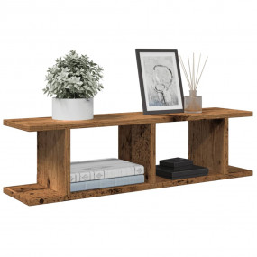 Wall Shelf Set of 2 Old wood Engineered wood