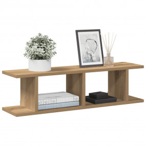 Wall Shelf Set of 2 Artisan Oak Engineered wood