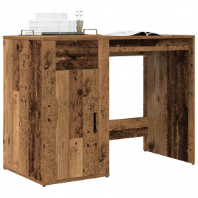 Desk Old Wood Engineered Wood 39.4 x 19.3 x 29.5 in Des...