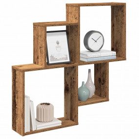 Wall Shelf Old Wood Engineered Wood 31.5 x 5.9 x 30.9 i...