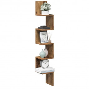 Wall Corner Shelf Old wood Engineered wood Regular