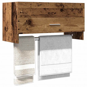 Wardrobe Old wood Engineered wood, metal Compact Wardro...