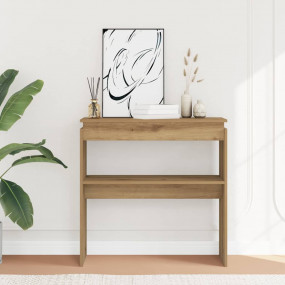 Console Table Artisan oak Engineered wood 31.5 x 11.8 i...