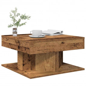 Coffee Table Old Wood Engineered Wood Small Coffee Tabl...