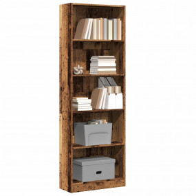 Bookcase Old Wood Engineered wood Tall Bookcase Rectang...