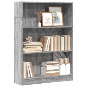 Bookcase Grey Sonoma Engineered Wood Medium Bookcase