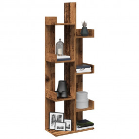 Book Cabinet Old wood Engineered wood Tall and narrow