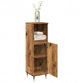 Bathroom Cabinet Rustic wood Engineered wood and iron