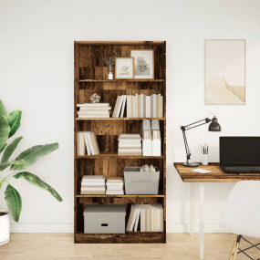 Bookcase Old wood Engineered wood 5 ft 9 in tall Bookca...