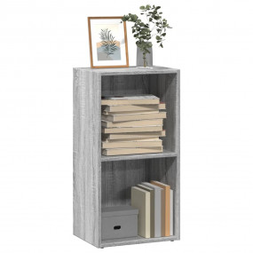 Bookcase Grey Sonoma Engineered Wood Bookcase Rectangul...