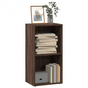 Bookcase Brown Oak Engineered Wood Medium Bookcase Rect...