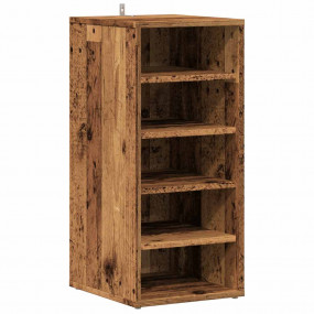 Shoe Cabinet Old wood Engineered wood Compact Shoe Cabi...