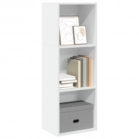 Bookcase White Engineered wood 15.7 x 11.8 x 44.9 in Bo...