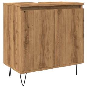 Bathroom Cabinet Artisan oak Engineered wood, Iron Medi...