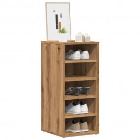 Shoe Cabinet Artisan Oak Engineered Wood Medium Shoe Ca...